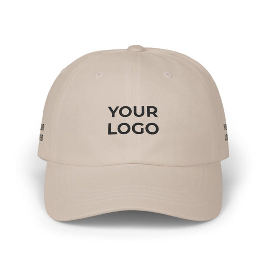 Classic Dad Cap — Minimal 'Your Logo' Embroidered Baseball Hat