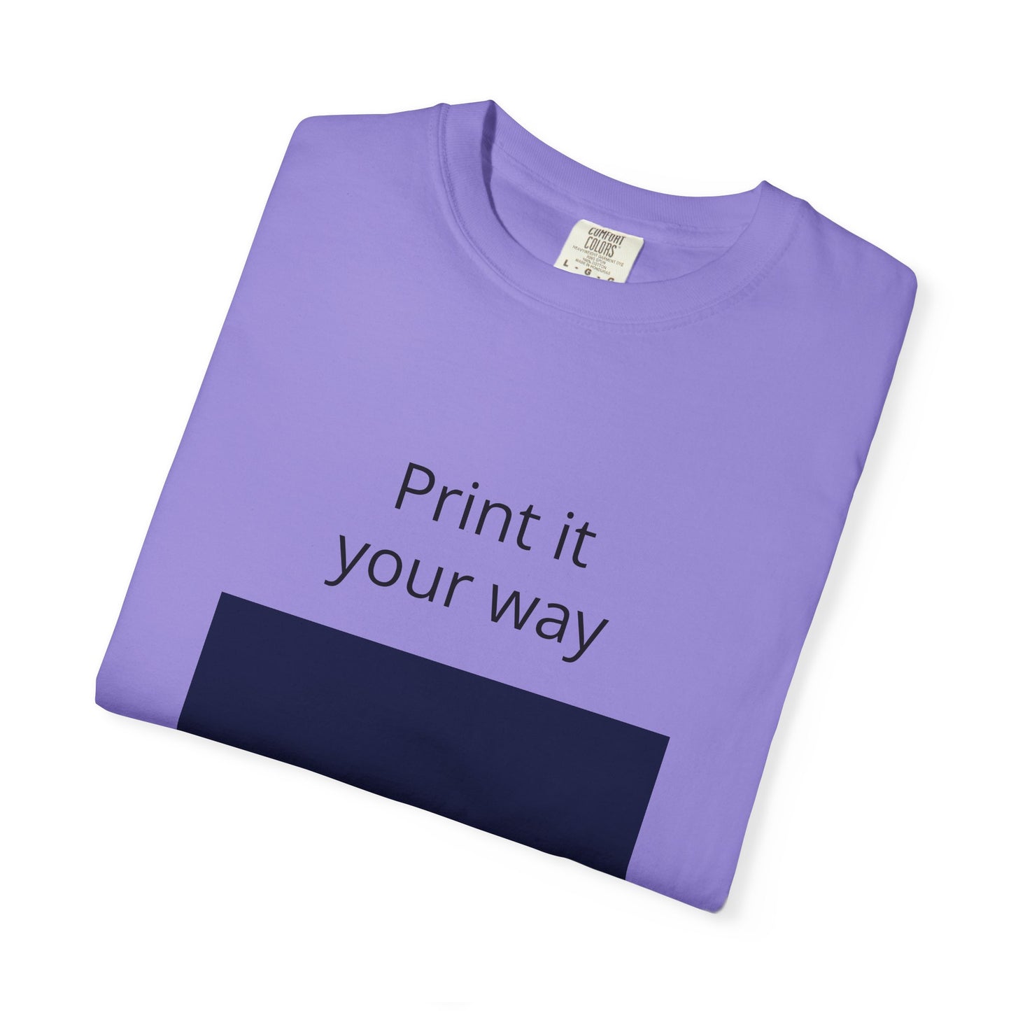Promotic Promo Branded T-Shirt — Customizable Garment-Dyed Tee