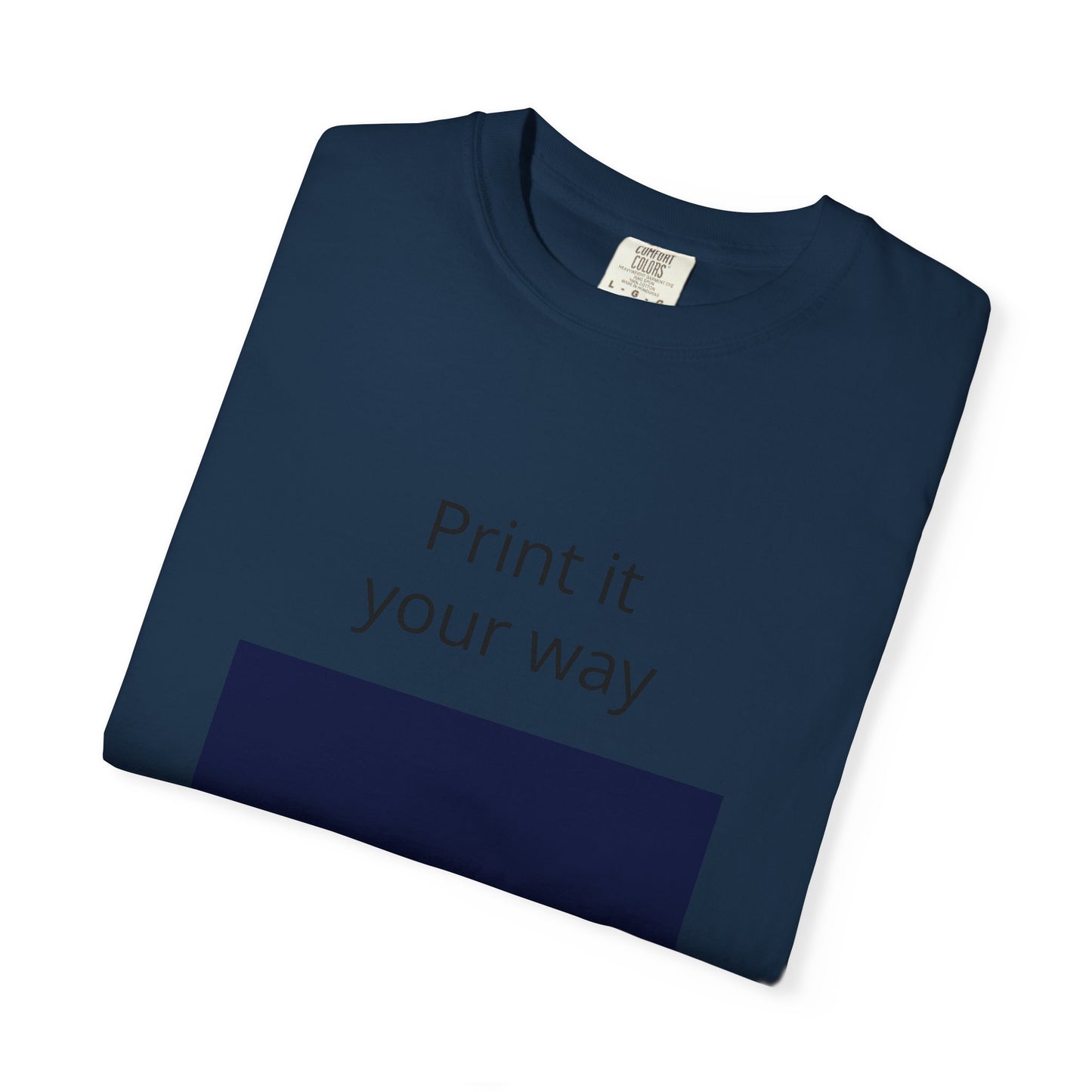 Promotic Promo Branded T-Shirt — Customizable Garment-Dyed Tee