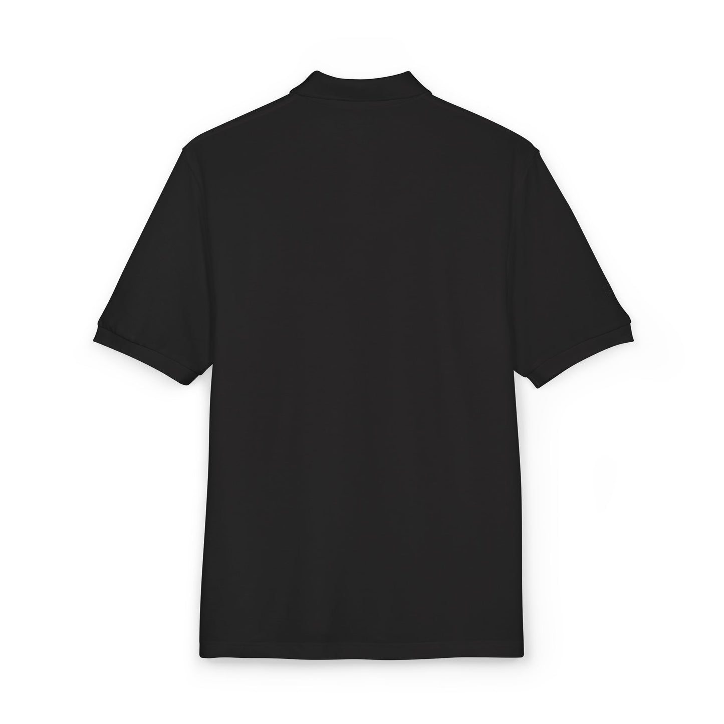 Embroidered Minimalist Polo — "YOUR LOGO" Chest Accent