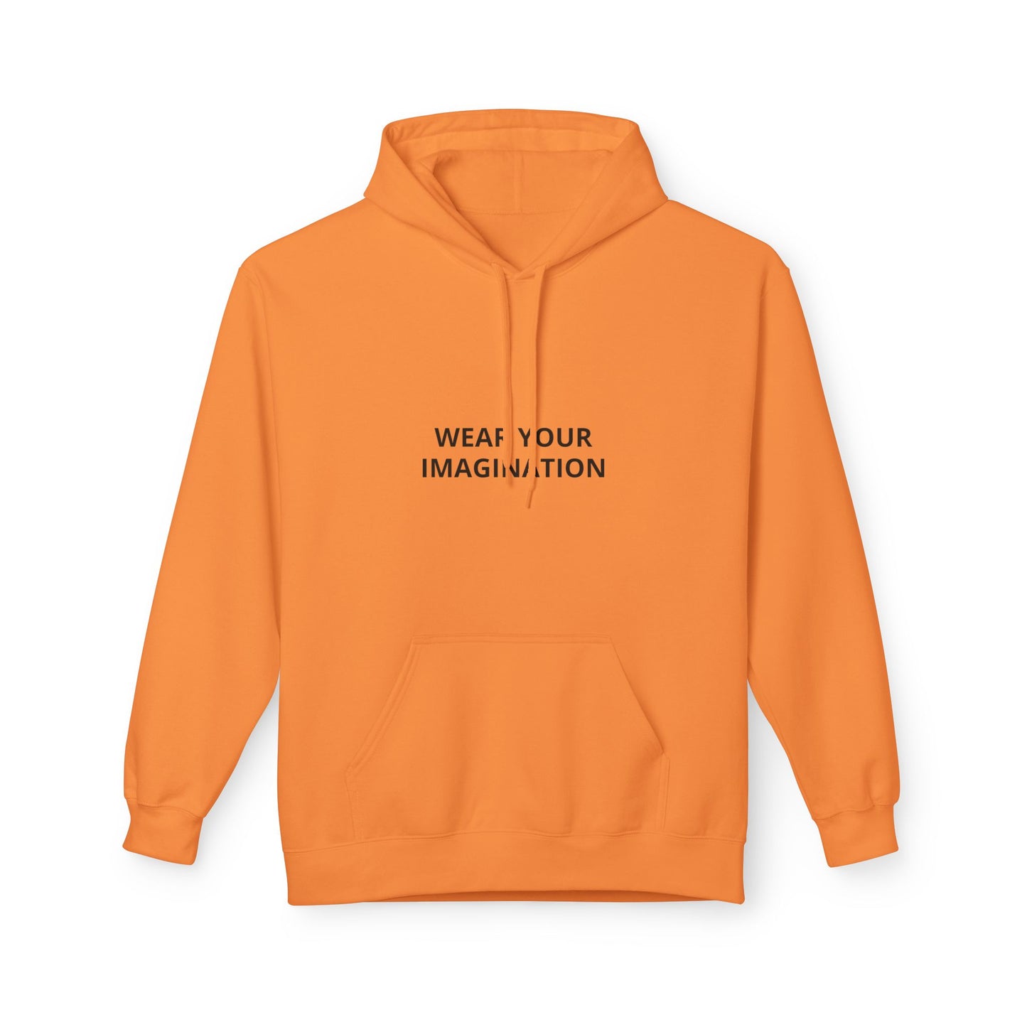 Hoodie — "Wear Your Imagination" Minimalist Inspirational Pullover