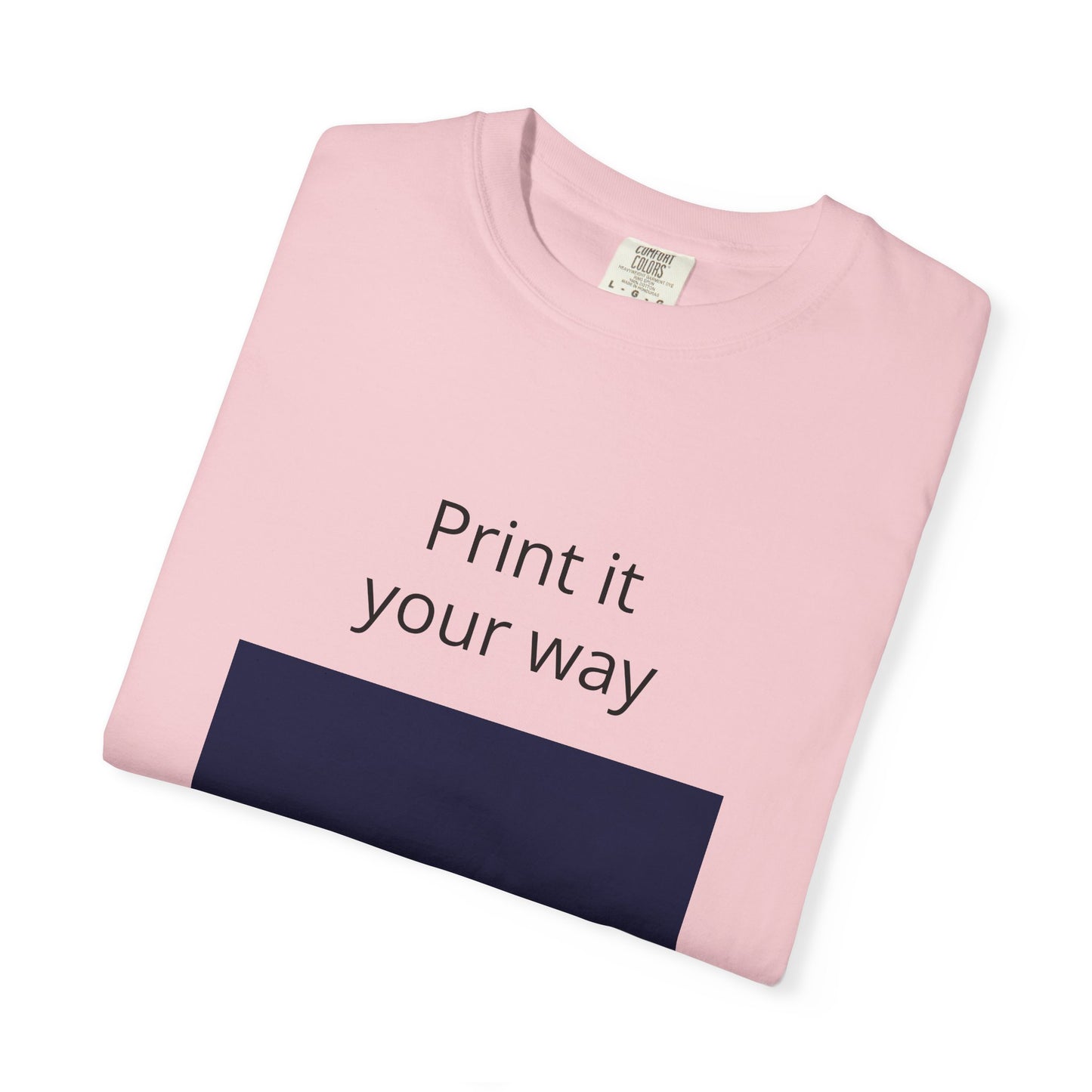 Promotic Promo Branded T-Shirt — Customizable Garment-Dyed Tee