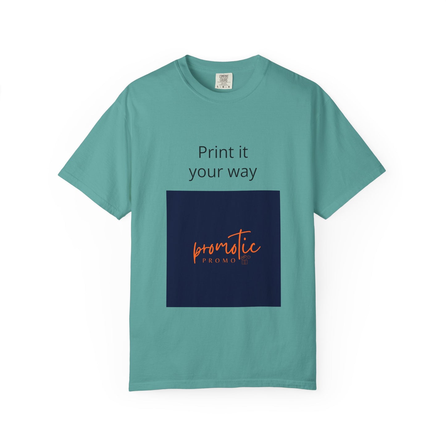 Promotic Promo Branded T-Shirt — Customizable Garment-Dyed Tee