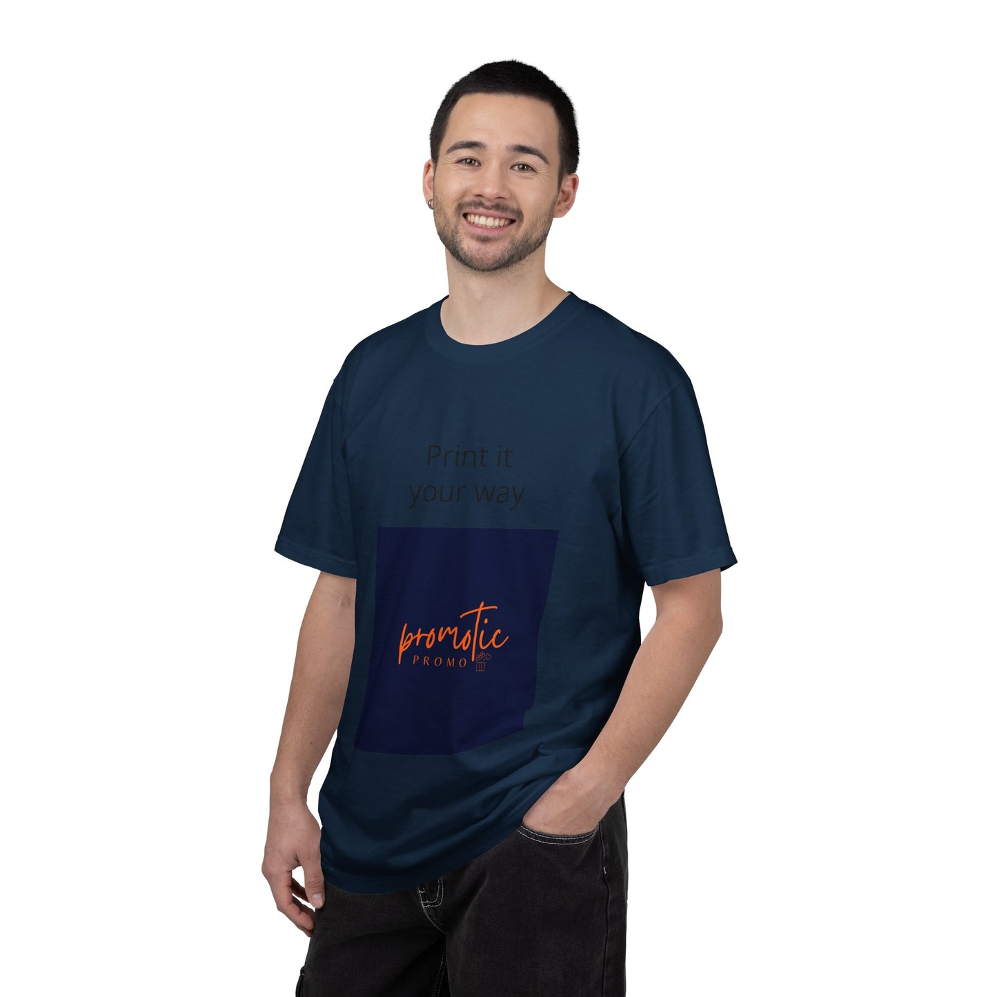 Promotic Promo Branded T-Shirt — Customizable Garment-Dyed Tee