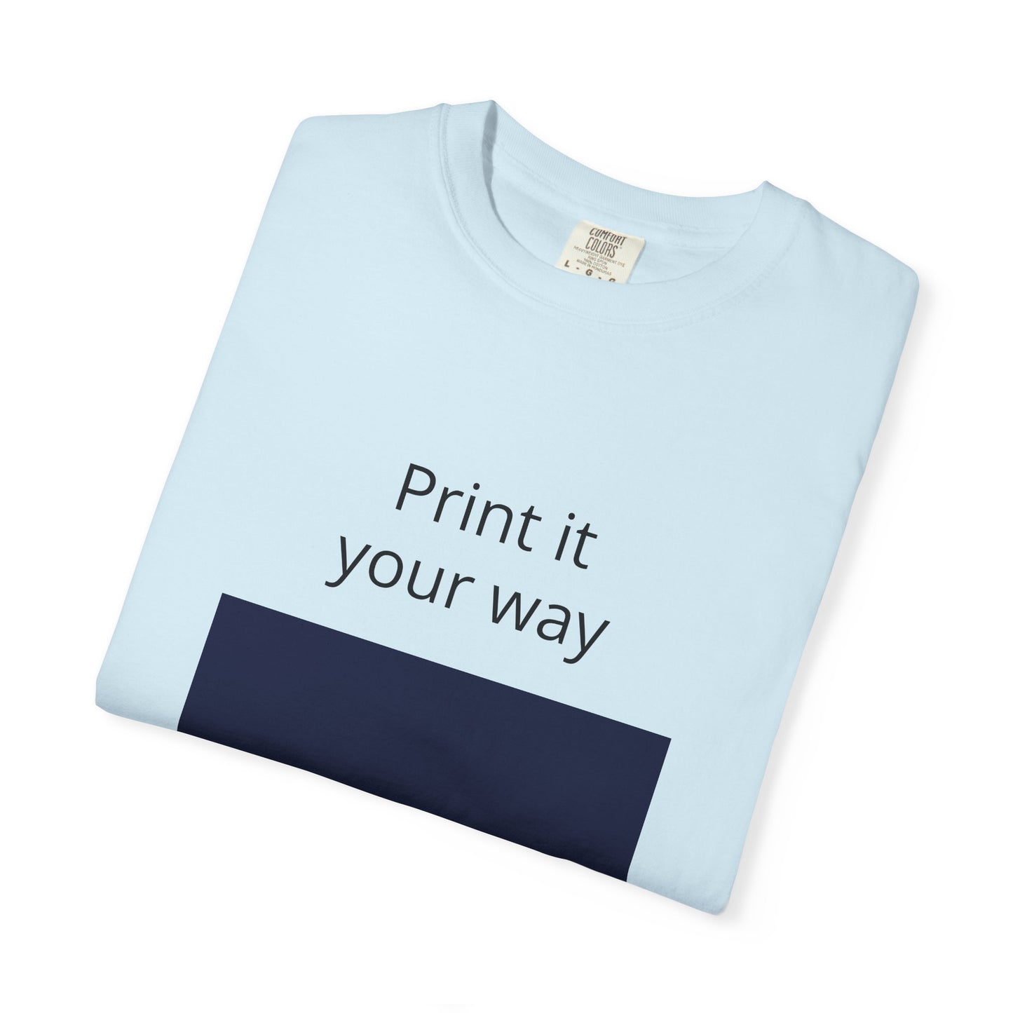 Promotic Promo Branded T-Shirt — Customizable Garment-Dyed Tee