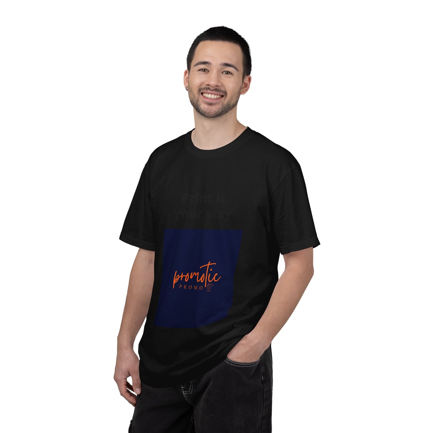 Promotic Promo Branded T-Shirt — Customizable Garment-Dyed Tee