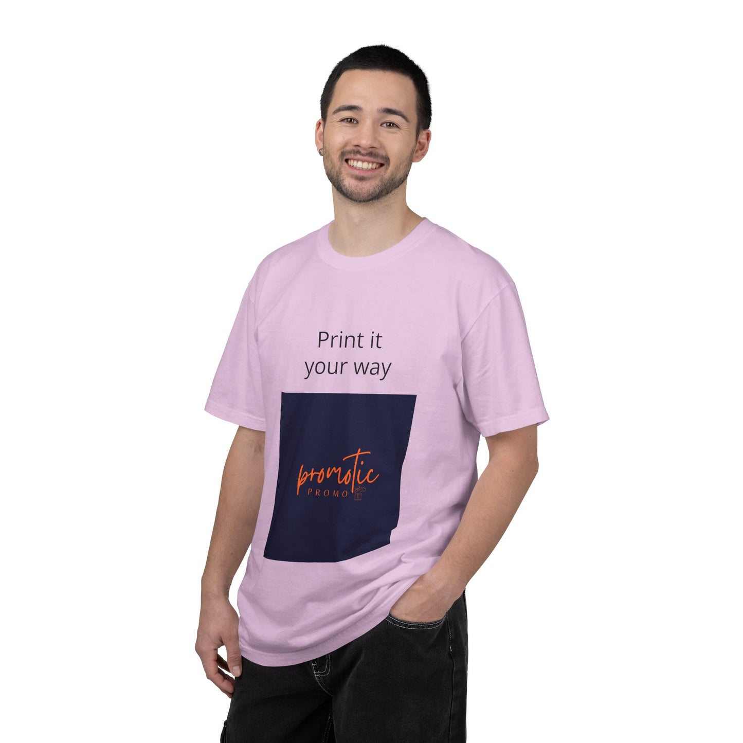 Promotic Promo Branded T-Shirt — Customizable Garment-Dyed Tee