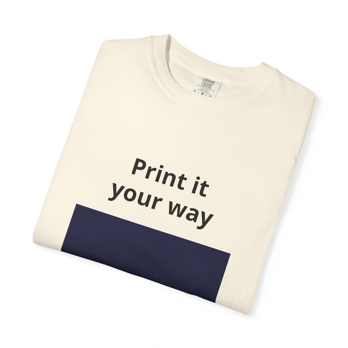 Promotic Promo Branded T-Shirt — Customizable Garment-Dyed Tee