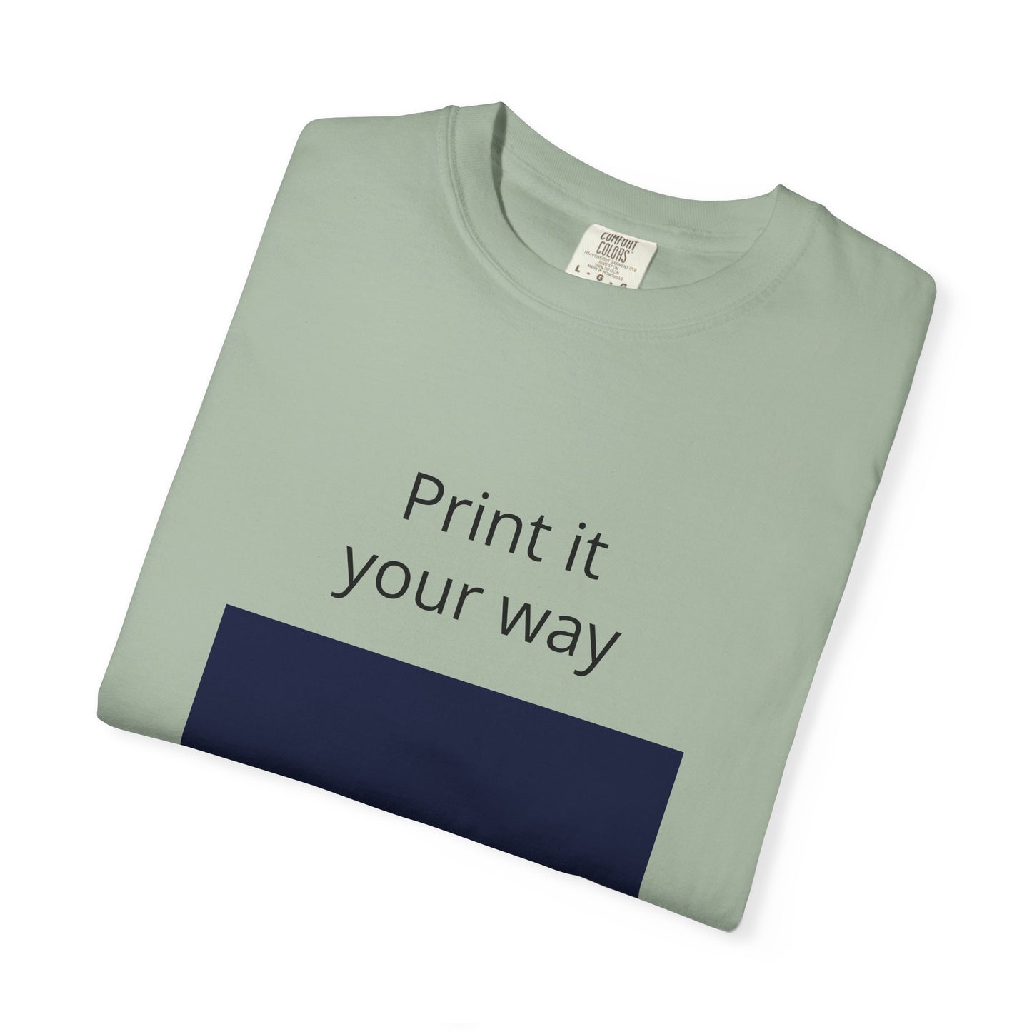 Promotic Promo Branded T-Shirt — Customizable Garment-Dyed Tee