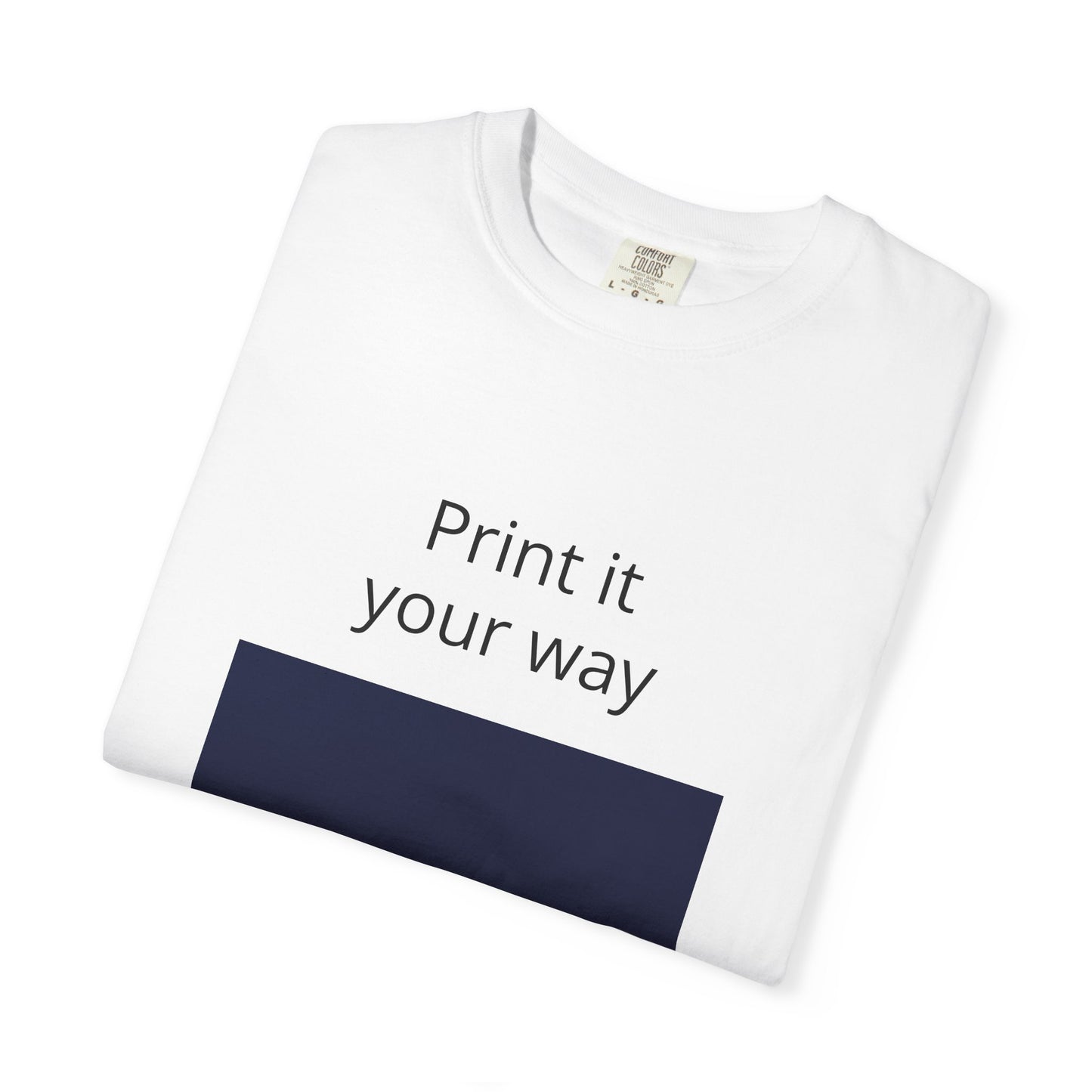 Promotic Promo Branded T-Shirt — Customizable Garment-Dyed Tee