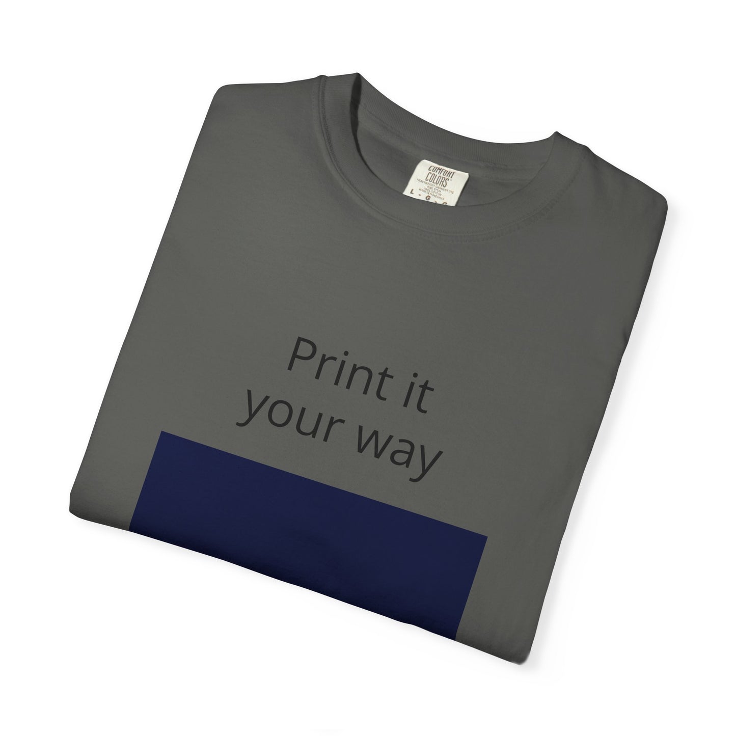 Promotic Promo Branded T-Shirt — Customizable Garment-Dyed Tee