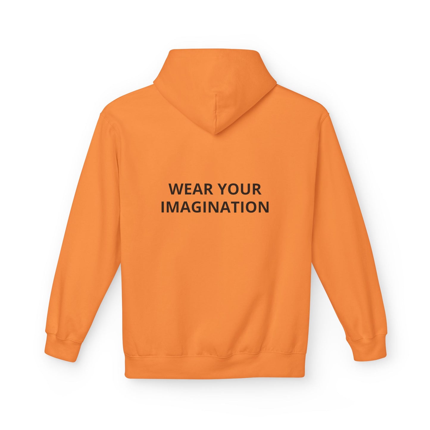 Hoodie — "Wear Your Imagination" Minimalist Inspirational Pullover