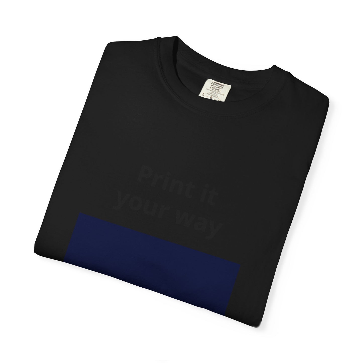 Promotic Promo Branded T-Shirt — Customizable Garment-Dyed Tee