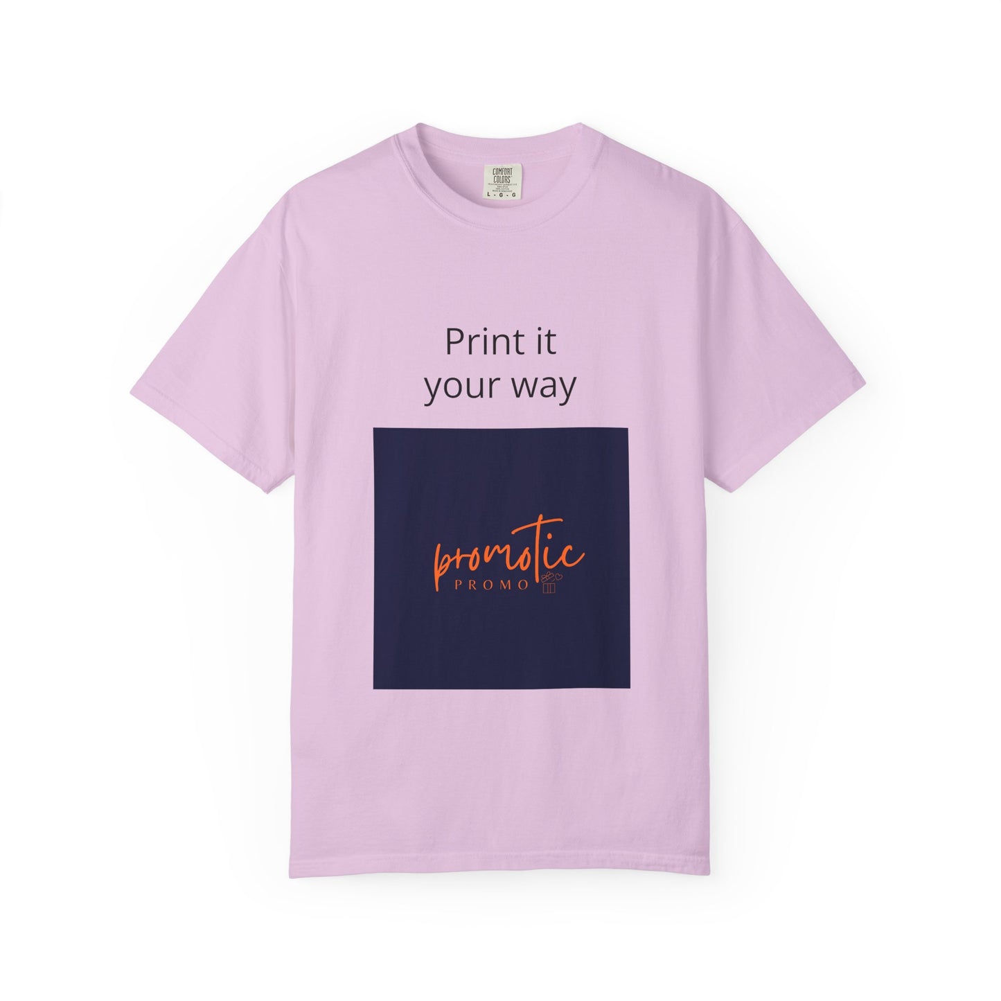 Promotic Promo Branded T-Shirt — Customizable Garment-Dyed Tee