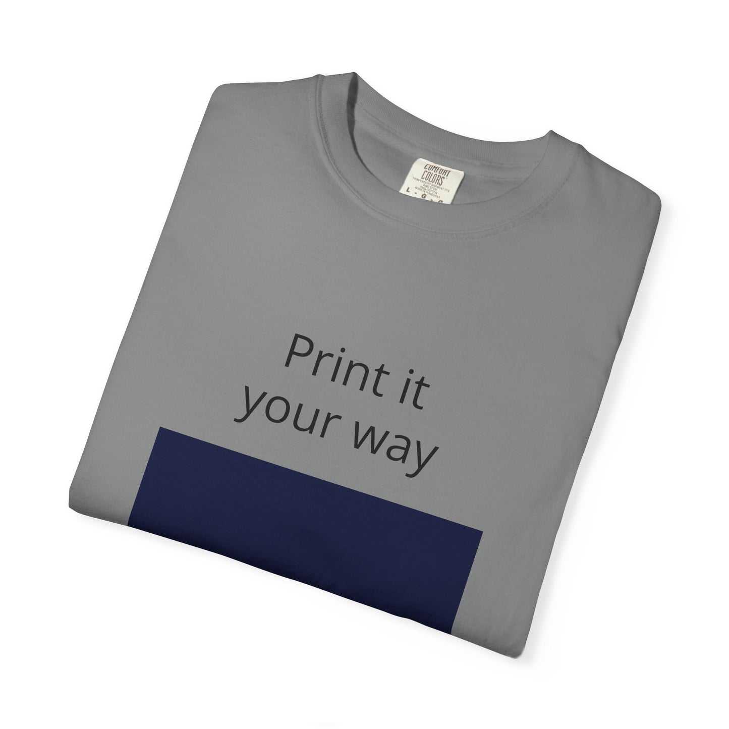 Promotic Promo Branded T-Shirt — Customizable Garment-Dyed Tee