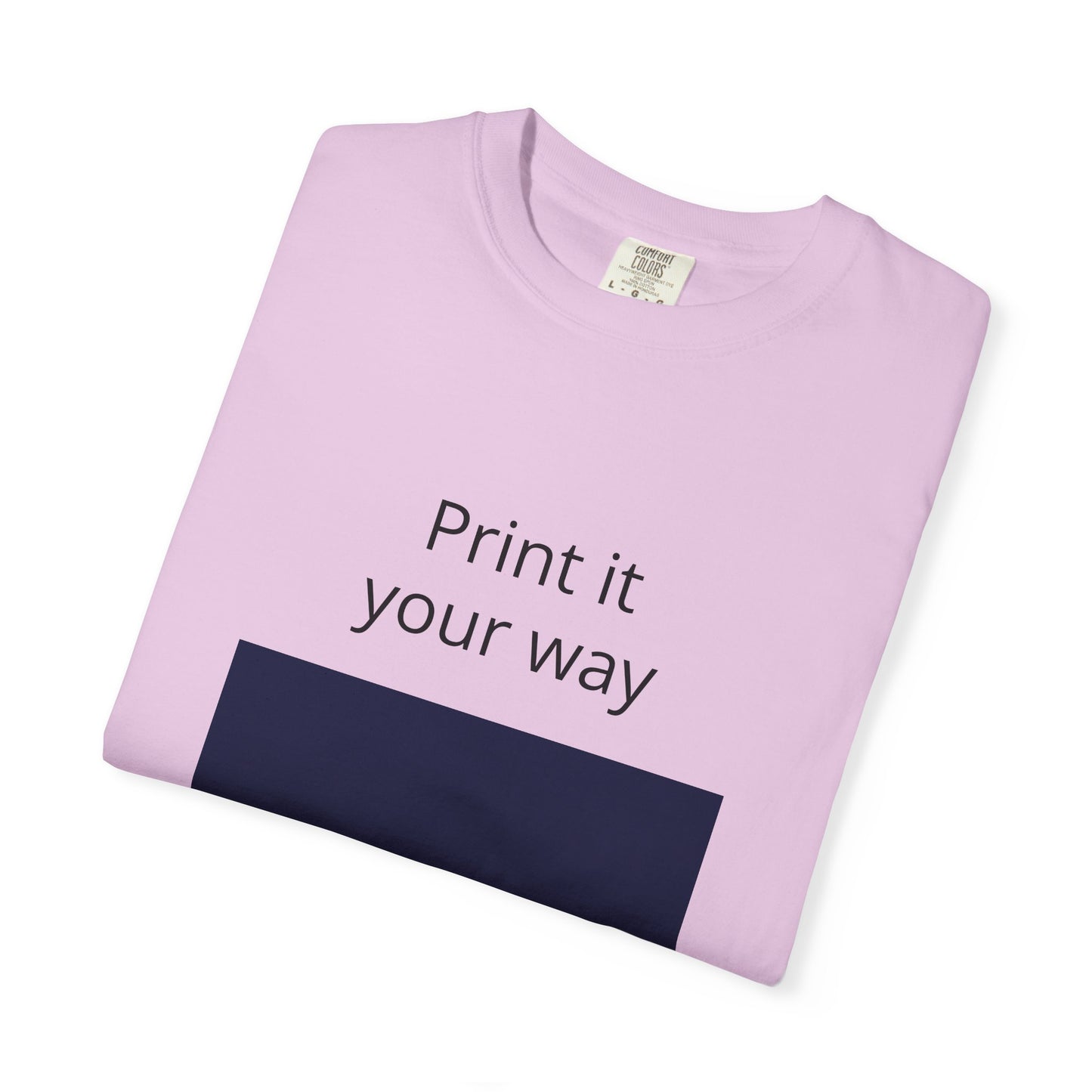 Promotic Promo Branded T-Shirt — Customizable Garment-Dyed Tee