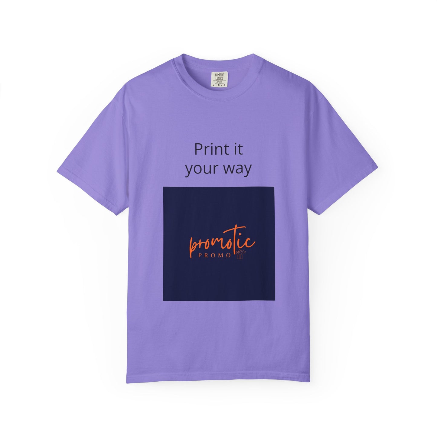 Promotic Promo Branded T-Shirt — Customizable Garment-Dyed Tee