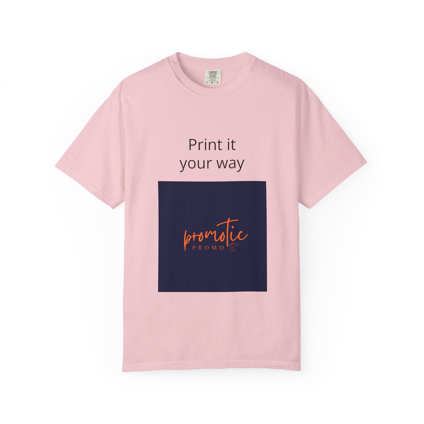 Promotic Promo Branded T-Shirt — Customizable Garment-Dyed Tee
