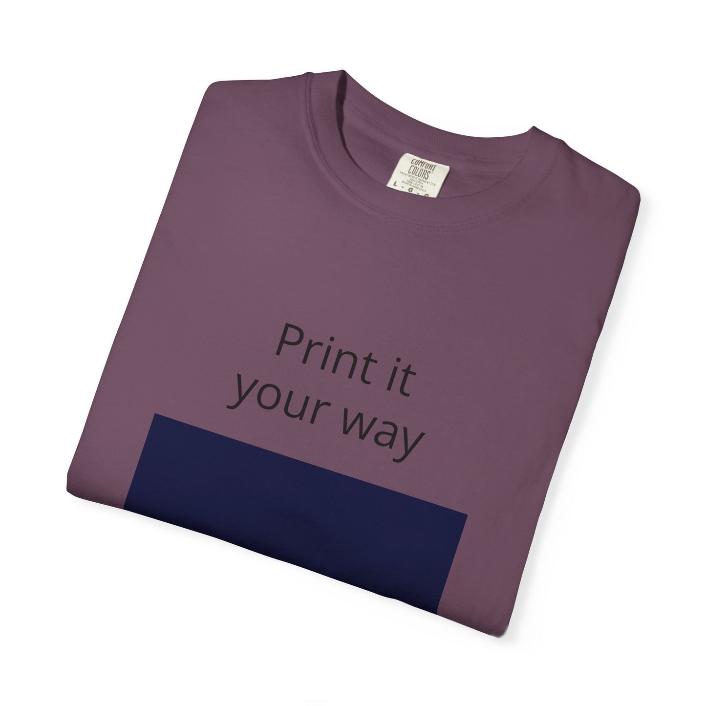 Promotic Promo Branded T-Shirt — Customizable Garment-Dyed Tee