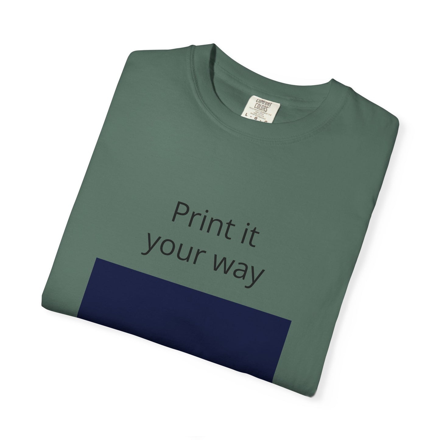 Promotic Promo Branded T-Shirt — Customizable Garment-Dyed Tee
