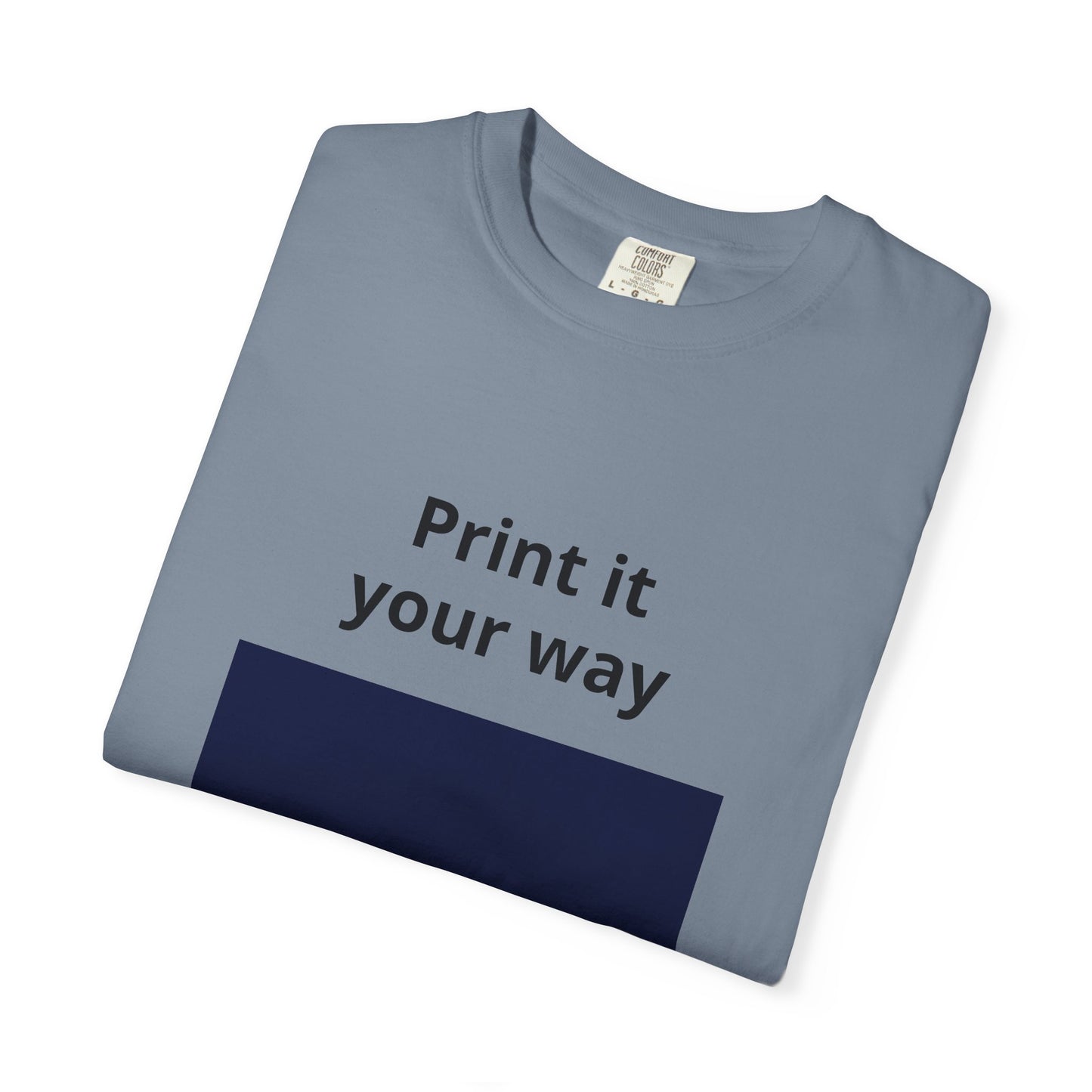 Promotic Promo Branded T-Shirt — Customizable Garment-Dyed Tee