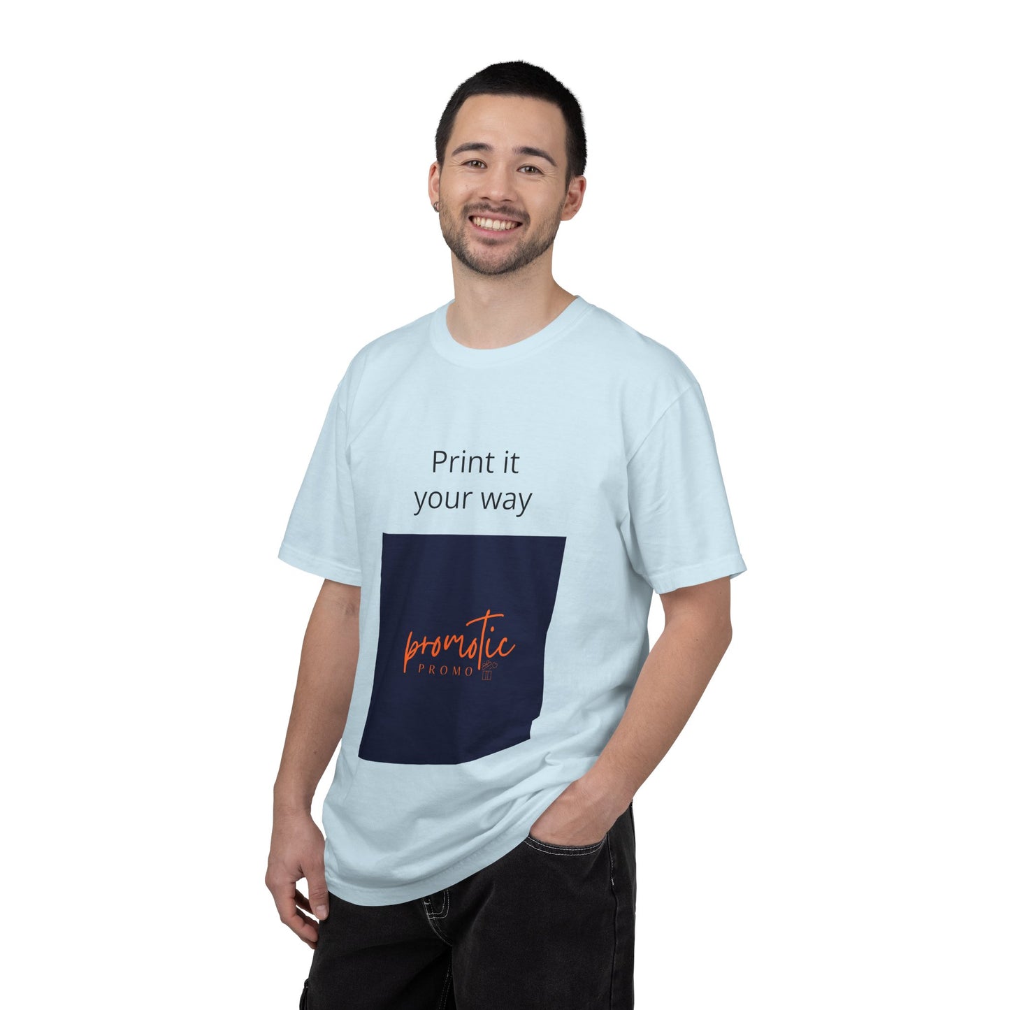 Promotic Promo Branded T-Shirt — Customizable Garment-Dyed Tee