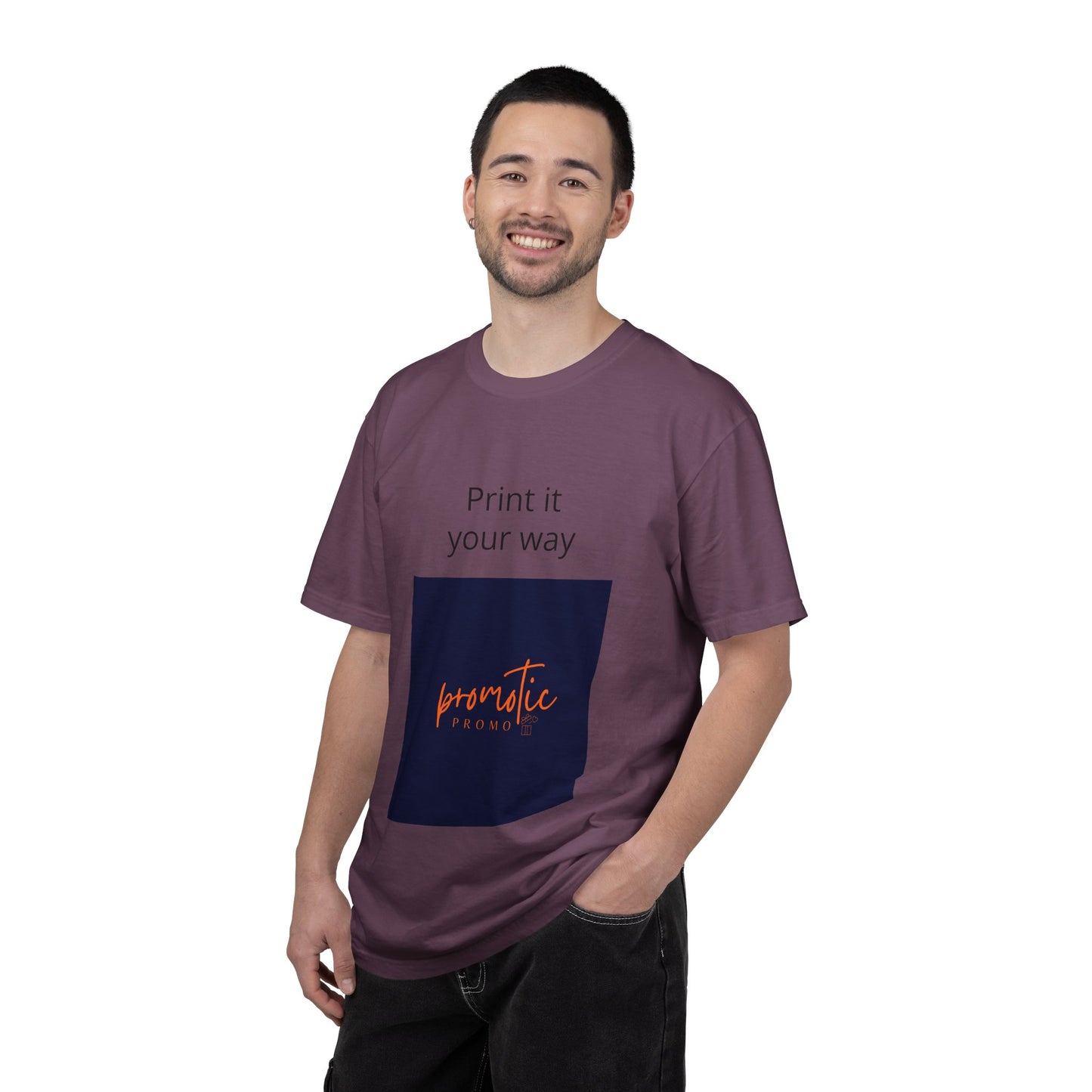Promotic Promo Branded T-Shirt — Customizable Garment-Dyed Tee