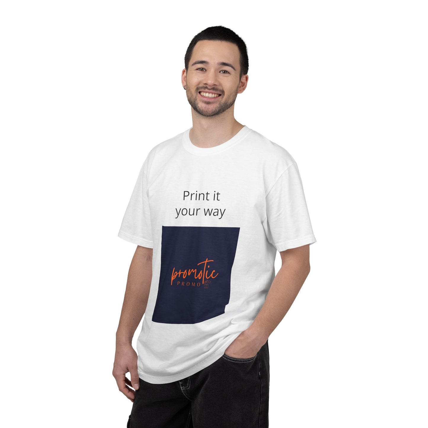 Promotic Promo Branded T-Shirt — Customizable Garment-Dyed Tee