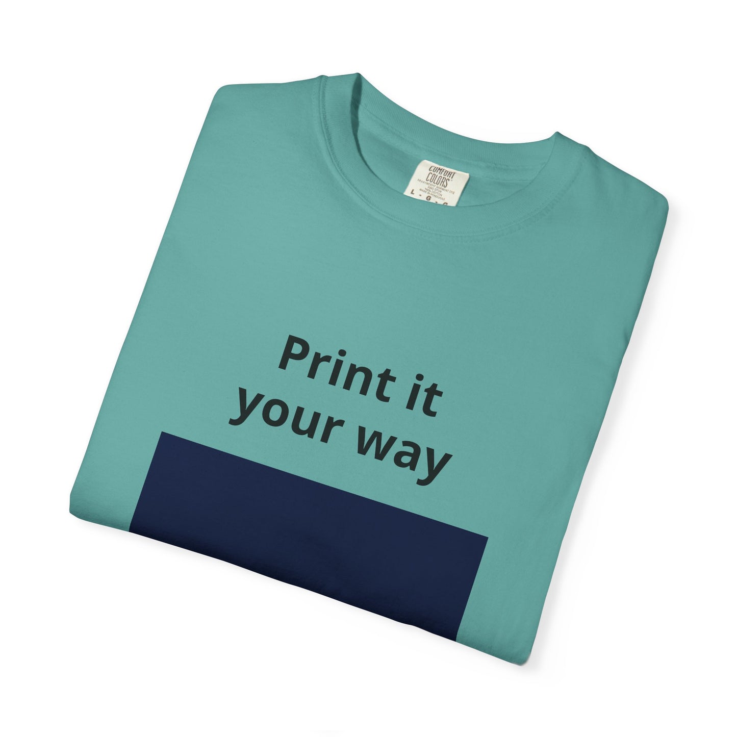 Promotic Promo Branded T-Shirt — Customizable Garment-Dyed Tee